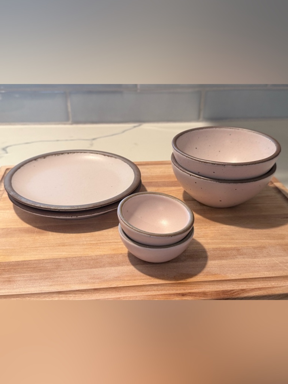 East Fork Pottery Piglet Cake Plates, Ice Cream Bowls, Bitty Bowls